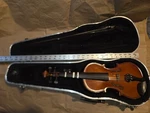 Leon Aubert Stradivarius Size 1/2 Violin Romania W/ Case, Good Condition. Fixed Price $189.00.