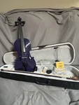 Merano Violin With Case, Bow For Student, Beginner - Purple Sparkly. Fixed Price $39.99.