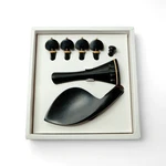 4/4 Full Size Violin Ebony Fittings Set, Pegs Tailpiece Chin Rest Endpin. Fixed Price $26.99.