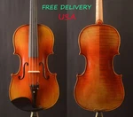 Oil Anti!full Size !advanced Flamed Strad Model Violin For Adult !fine Tone. Fixed Price $289.99.