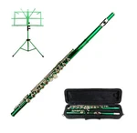 Merano Green Flute With Carrying Case+music Stand+accessories. Fixed Price $89.99.