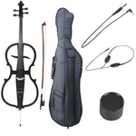 Electric Cello 4/4 Full Size Professional Silent Kit Bow Rosin Cecilio Ebony. Fixed Price $588.99.