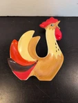 Vintage Holt Howard Ceramic Rooster Hen Spoon Rest Tea Bag Holder 1961 Japan. Fixed Price $12.99.
