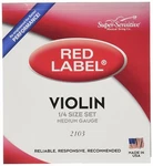 Super Sensitive SS2103 Red Label 1/4"" Violin String Set. Fixed Price $22.99.