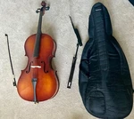 Strobel MC-75 Student Series 4/4 Size Cello, Bow, Case, Stand. Lightly Used. Fixed Price $1800.00.