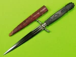 Antique 19 Century French France Italy Italian Dagger Fighting Knife W/ Scabbard. Fixed Price $631.80.