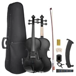 Vevor Violin 4/4 Size Fiddle Set Solidwood For Beginners With Case Rosin Black. Fixed Price $72.90.