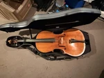 Otto Benjamin MC500 2016 Full Sized Cello With J.w. Eastman Case, Bow, And Puck. Fixed Price $1900.00.
