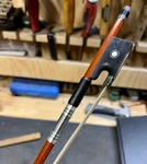 Full Size Violin Bow 4/4 Brazilwood Stick Ebony Frog Real Horsehair. Fixed Price $36.99.