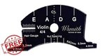 Jiayouy 4/4 Violin Bridge Template Scraper Fingerboard Tool Black. Fixed Price $20.00.