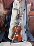 Violin 4/4 Palatino VN-450 Full Size Strad Copy W/case, Straps, Rosin & Bow. Fixed Price $99.00.