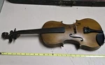 Vintage 1930'S Hand-made Copy Amati Violin *in Coffin Style Wood Case. Fixed Price $499.95.