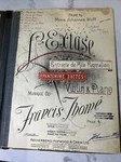 Extase Francis Thom Sheet Music 1895 Violin & Piano Played By Johannes Wolff. Fixed Price $14.00.