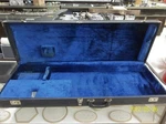 Vintage No Name Electric Guitar Case Black/ Blue Inside 3 Latches - England/usa. Fixed Price $229.00.