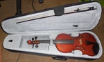 Silver Creek Model SC3EL-AB 4/4 Full Size Electric Violin With Case Anno 2006. Fixed Price $299.00.