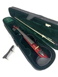 Yamaha SV-110 Electric Silent Violin Ruby Red Used W/ Bow, Case From Japan. Fixed Price $519.99.