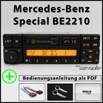 Genuine Mercedes Special BE2210 Becker Radio Din Cassette A0038208286. Fixed Price $361.42.
