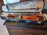 Suzuki Childs Violin With Bow And Case, Nagoya Co. Ltd. Fixed Price $65.00.