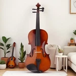 4/4 Full Size Acoustic Violin Set For Beginners - Case, Bow, Rosin & Natural**. Fixed Price $50.86.