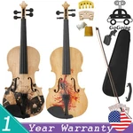 4/4 Full Size Violin Wood Fiddle With Complete Accessories For Musicians Beige. Fixed Price $188.00.