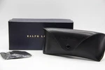 Ralph Lauren Black Leather Authentic Eyeglasses Sunglasses Button Case Cloth Box. Fixed Price $25.50.