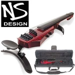 Design WAV-5 Electric 5-STRING Transparent Red Violin With Custom Case. Fixed Price $1099.00.