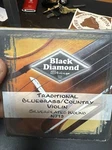 Black Diamond Fiddle Violin Strings N719 Silver Plated Wound Set. Fixed Price $9.00.