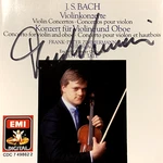 Signed Frank Peter Zimmermann Bach Violin Concertos Original Emi Cd West Germany. Fixed Price $69.99.