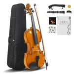 New 4/4 Maple Natural Full Size Acoustic Violin Fiddle With Case ,bow ,rosin. Fixed Price $44.99.