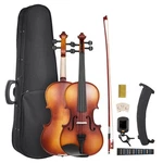 Vevor Violin 4/4 Full Size Fiddle Set Solidwood For Beginners Matte Brown. Fixed Price $72.90.