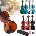 Glarry 4/4 Full Size Natural Color Acoustic Violin W/ Case Bow Rosin Orchestral. Fixed Price $65.69.