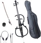 Cecilio CECO-2BK Ebony Electric Silent Metallic Black Cello Style 2, Full Size. Fixed Price $186.99.