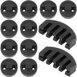 12 Pack Violin Practice Mute Set Round Claw Style Rubber Silencer Black. Fixed Price $10.65.