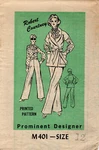 Mail Order M401 Prominent Designer Robert Courtney Wrap Jacket, Blouse, Pants 12. Fixed Price $14.95.