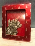 Wallace Silversmiths Pewter Christmas Ornament 3 Angels Harp Violin Musicians. Fixed Price $5.95.