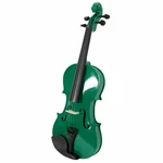 4/4 Size Maple Acoustic Violin With Case Bow Rosin Green Musical Gift Kit New. Fixed Price $66.59.