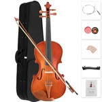 Glarry 4/4 Maple Natural Violin Fiddle Case+ Bow+ Shoulder Rest +tuner+ Rosin. Fixed Price $99.95.