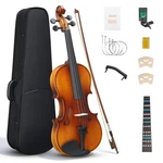 Ktaxon 4/4 Violin Solid Wood, Full Acoustic Fiddle Size, Varnish. Fixed Price $86.99.