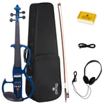 Electric Violin 4/4 Full Size Silent Practice Performance Blue Cecilio CEVN-2BL. Fixed Price $259.99.