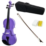 Sky 4/4 Full Size Solid Purple Violin Kit Case Rosin With Brazilwood Bow. Fixed Price $79.99.