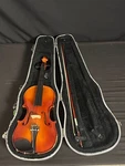 Leon Aubert 808 3/4 Violin Outfit. Fixed Price $125.00.