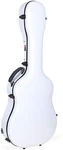 Crossrock Dreadnought Acoustic Guitar Case, White Fiberglass Flight Hardshell. Fixed Price $394.99.
