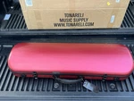 Tonareli Polycarbonate Violin Case Burgundy. Fixed Price $399.00.