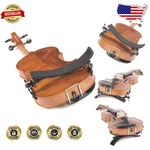 Pro 4/4 Violin Shoulder Rest - Ergonomic Design, Padded, Black, Adjustable. Fixed Price $167.39.
