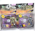 Lot 2 Trek Starfleet Academy Figures Cadet Worf & Jean Luc Picard Nip. Fixed Price $22.00.