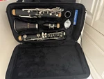 Oxford Professional/ Student Wood Clarinet With Case And Mouth Piece. Fixed Price $360.00.