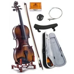 Solid Maple Spruce Wood Fiddle Violin 4/4 Full Size Case Bow Shoulder String. Fixed Price $89.99.