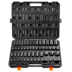 Skyshalo Impact Sockets Set 6 Point Drive Bit Ratchet Tool Kit Case 59 Piece. Fixed Price $72.44.