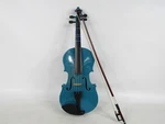 Mendini By Cecilio Blue Student Violin Cremona SV-75BU W/ Case & Bow. Fixed Price $80.00.