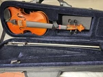 1/4 Franz Hoffmann Amadeus Acoustic Violin Brown Varnish 4-STRING W/ Case & Bow. Fixed Price $130.00.